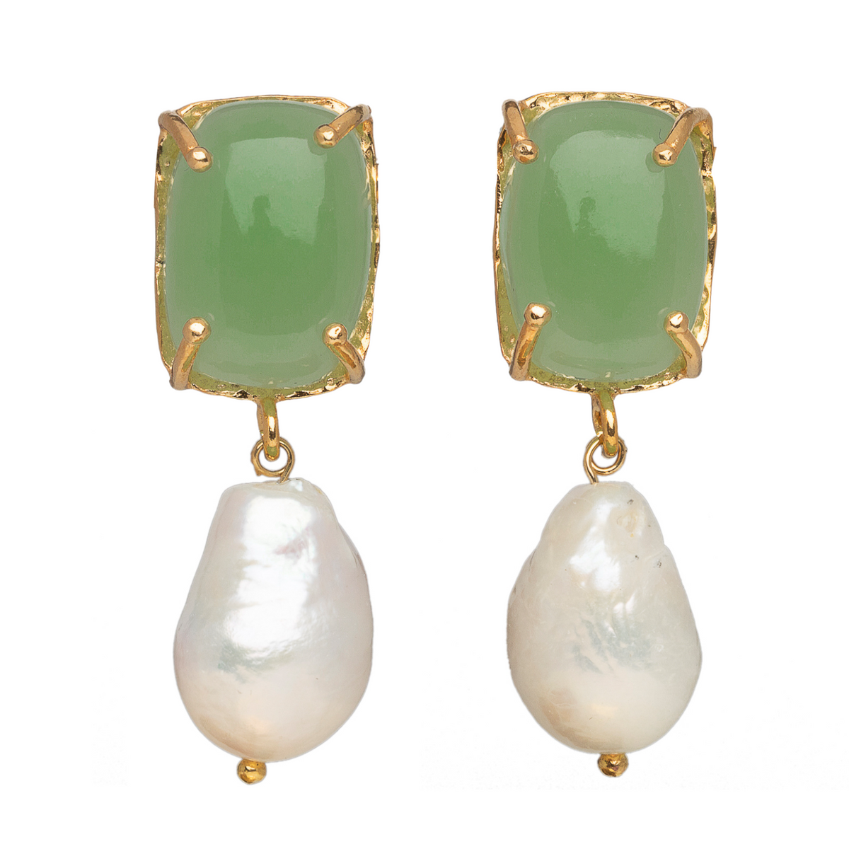 Aqua green earrings sale
