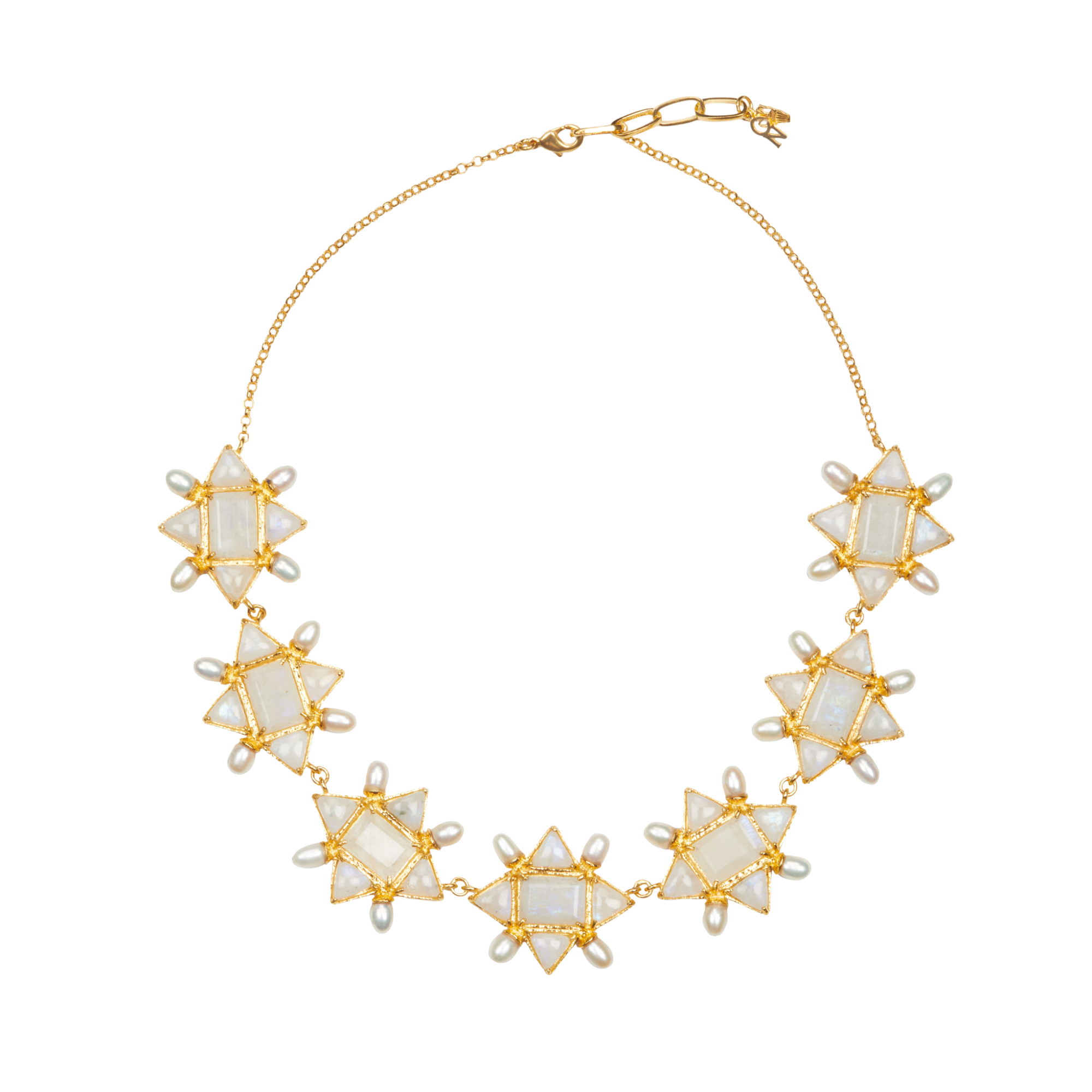 Sabine Necklace White