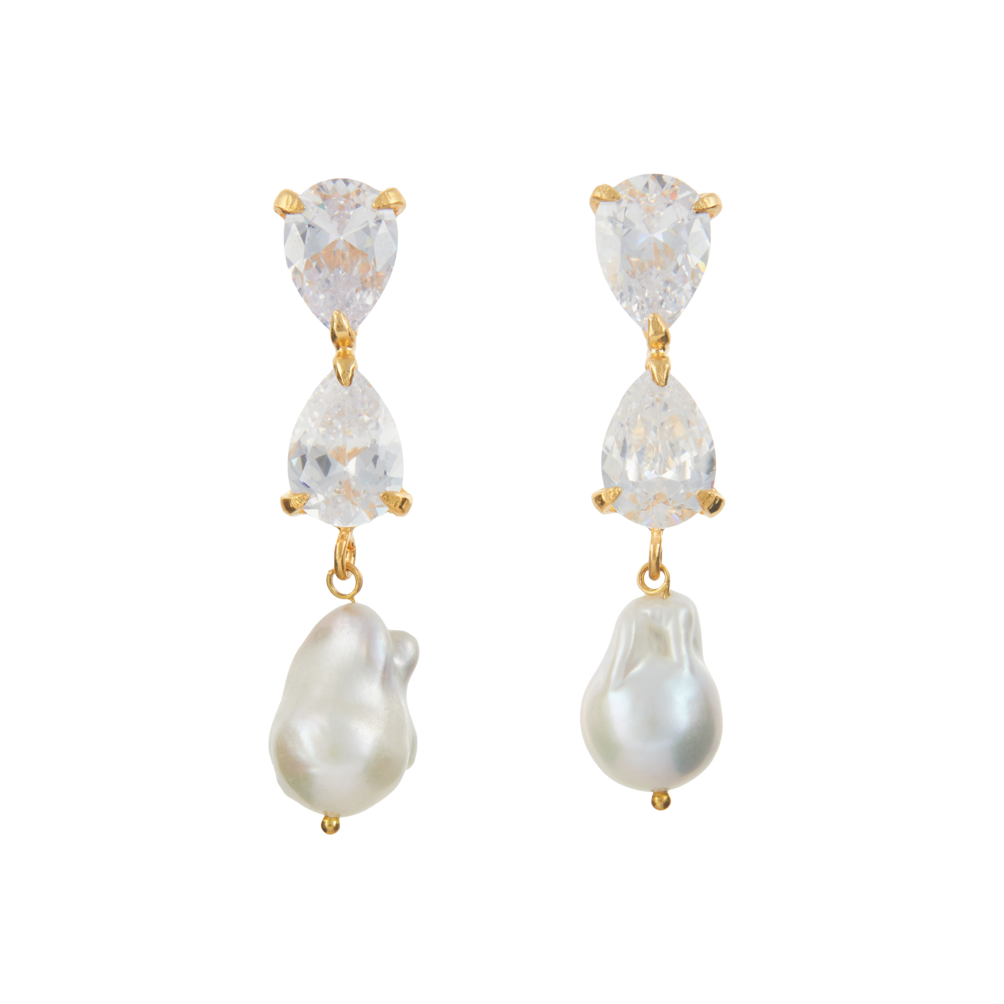 Saskia Earrings Clear
