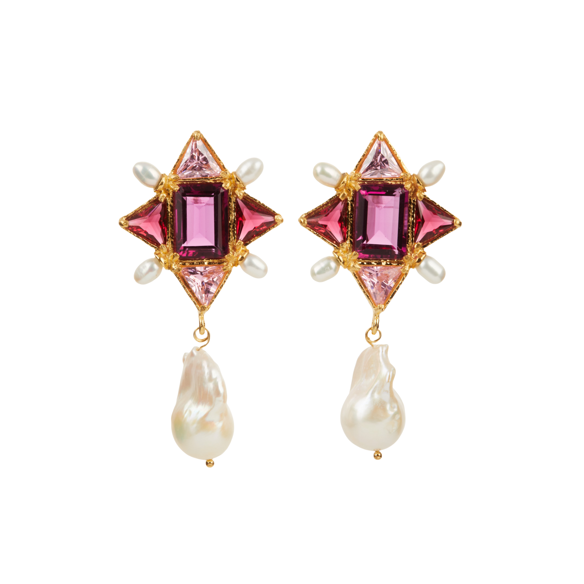 Violetta Earrings Pink