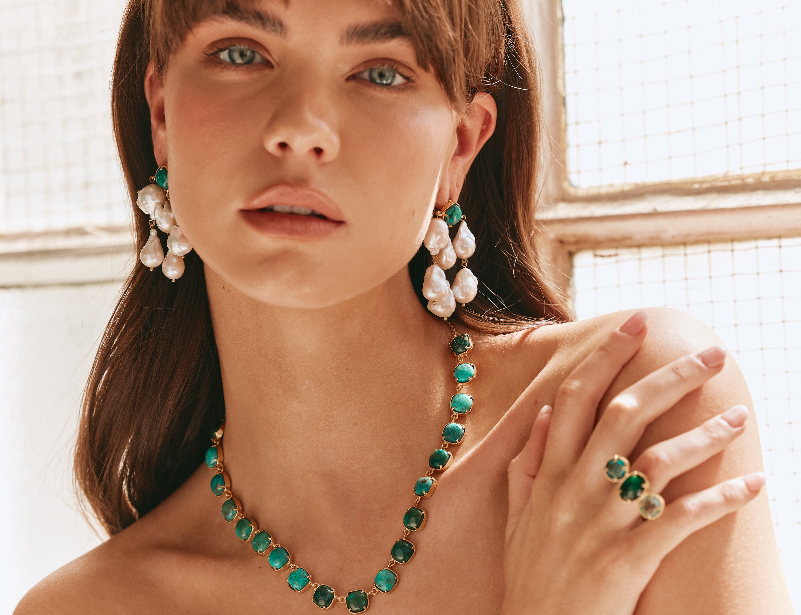 Esmeralda Earrings Turquoise