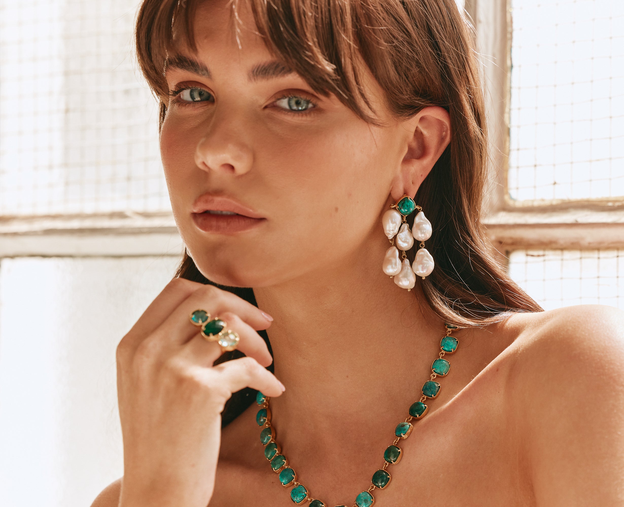 Esmeralda Earrings Turquoise