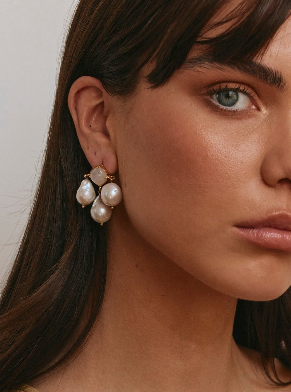 Ludovica Earrings White