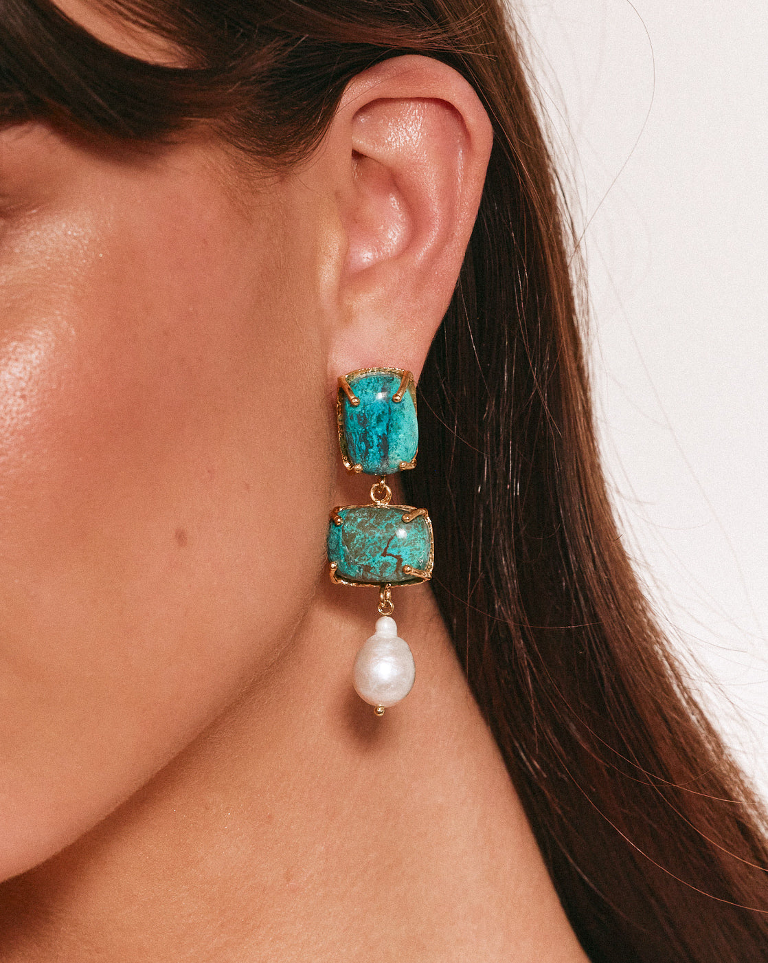 Loren Earrings Turquoise