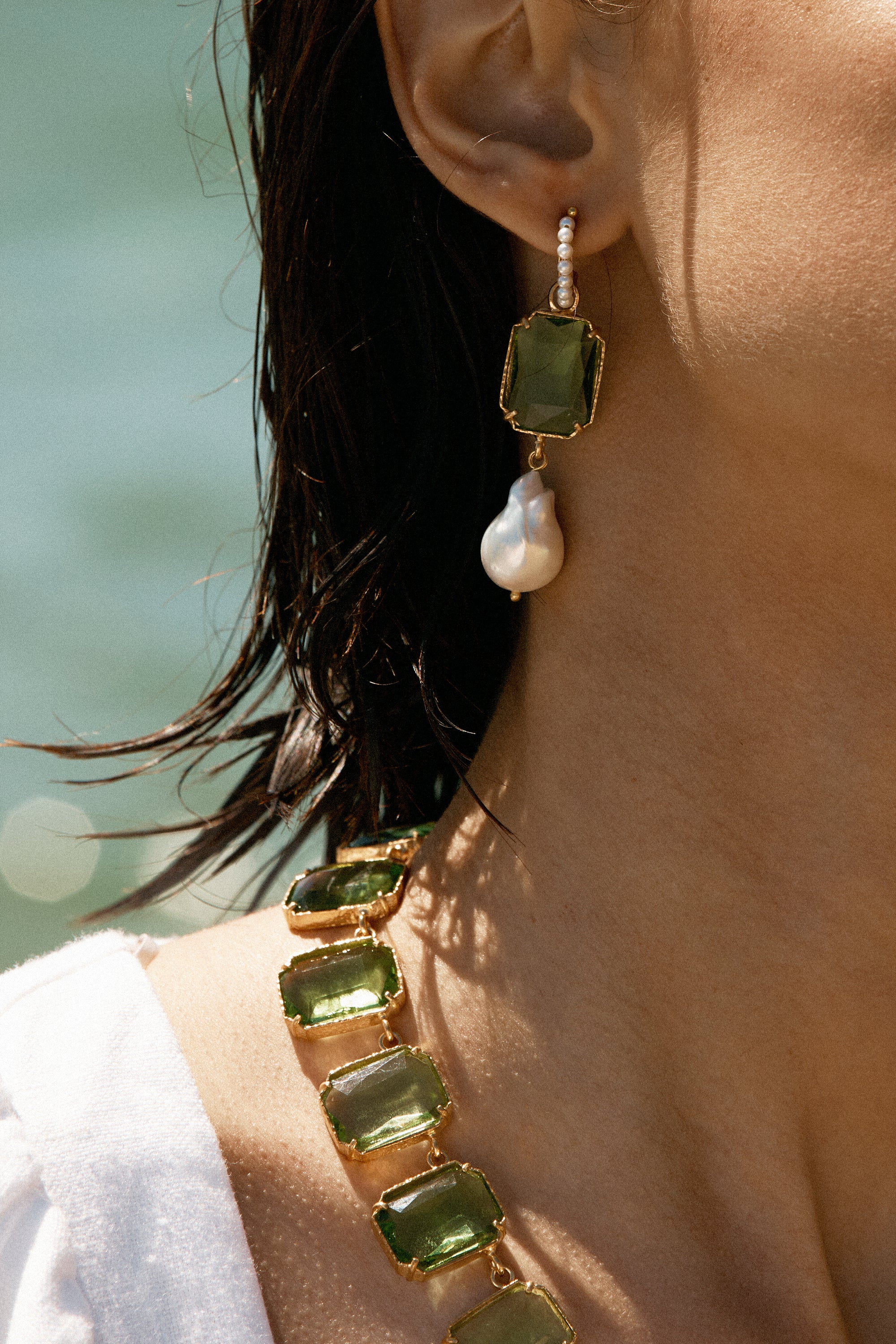 Valentina Necklace Green