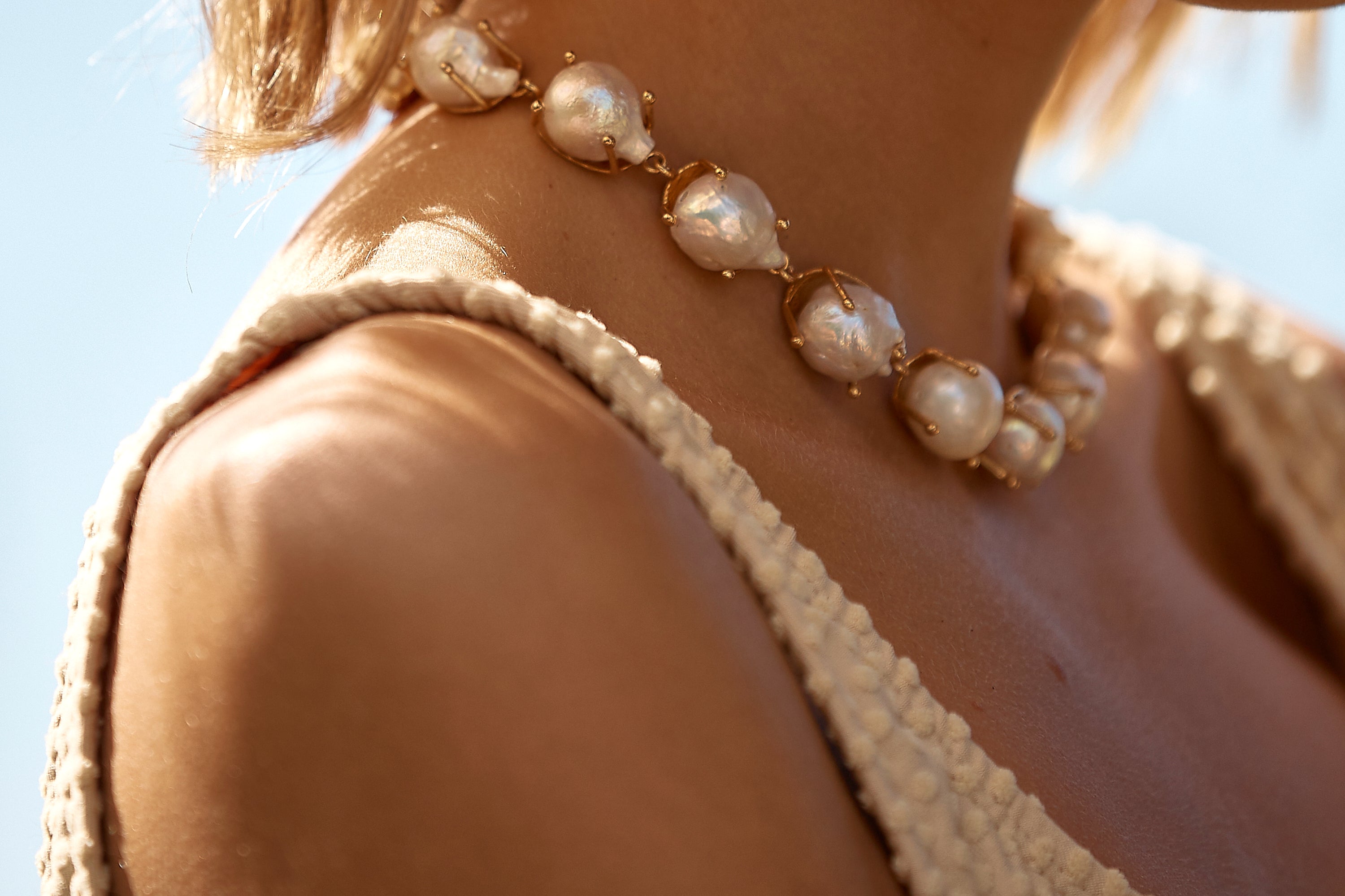 Sunshine Pearl Necklace | En Route Jewelry