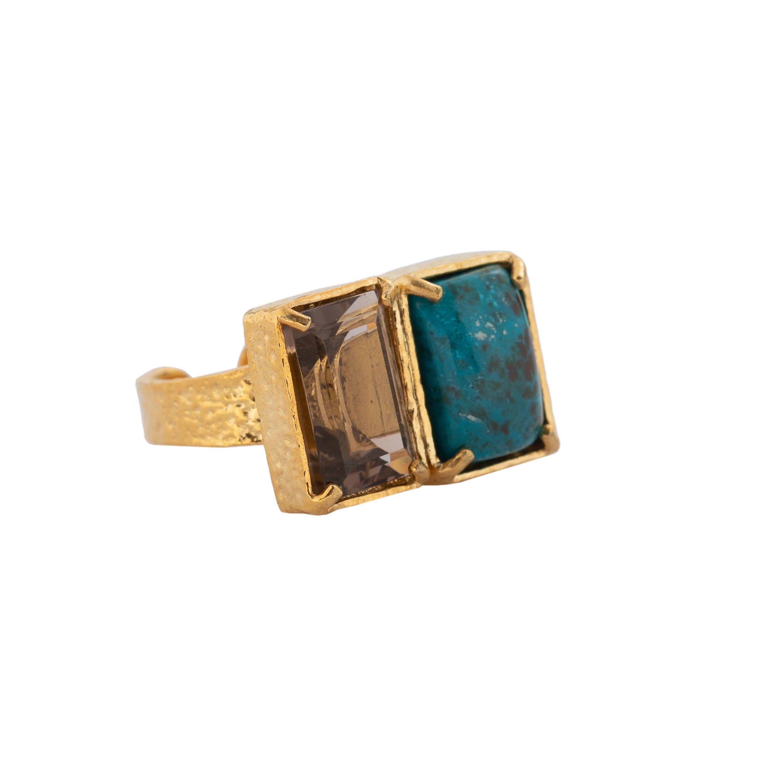Chocolate best sale stone ring