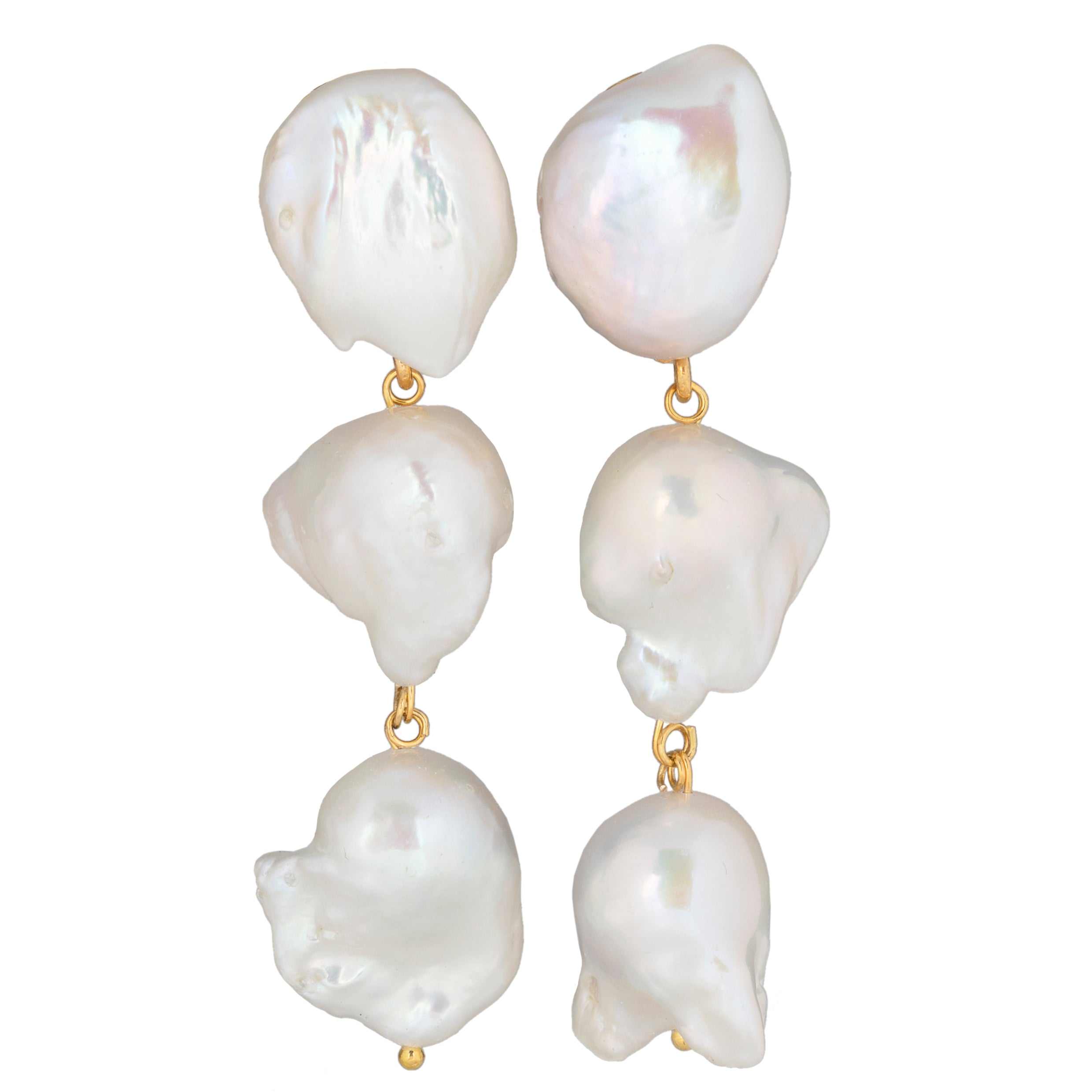 Luxury Designer Chrisanthi Bridal Pearl Earrings Christie Nicolaides
