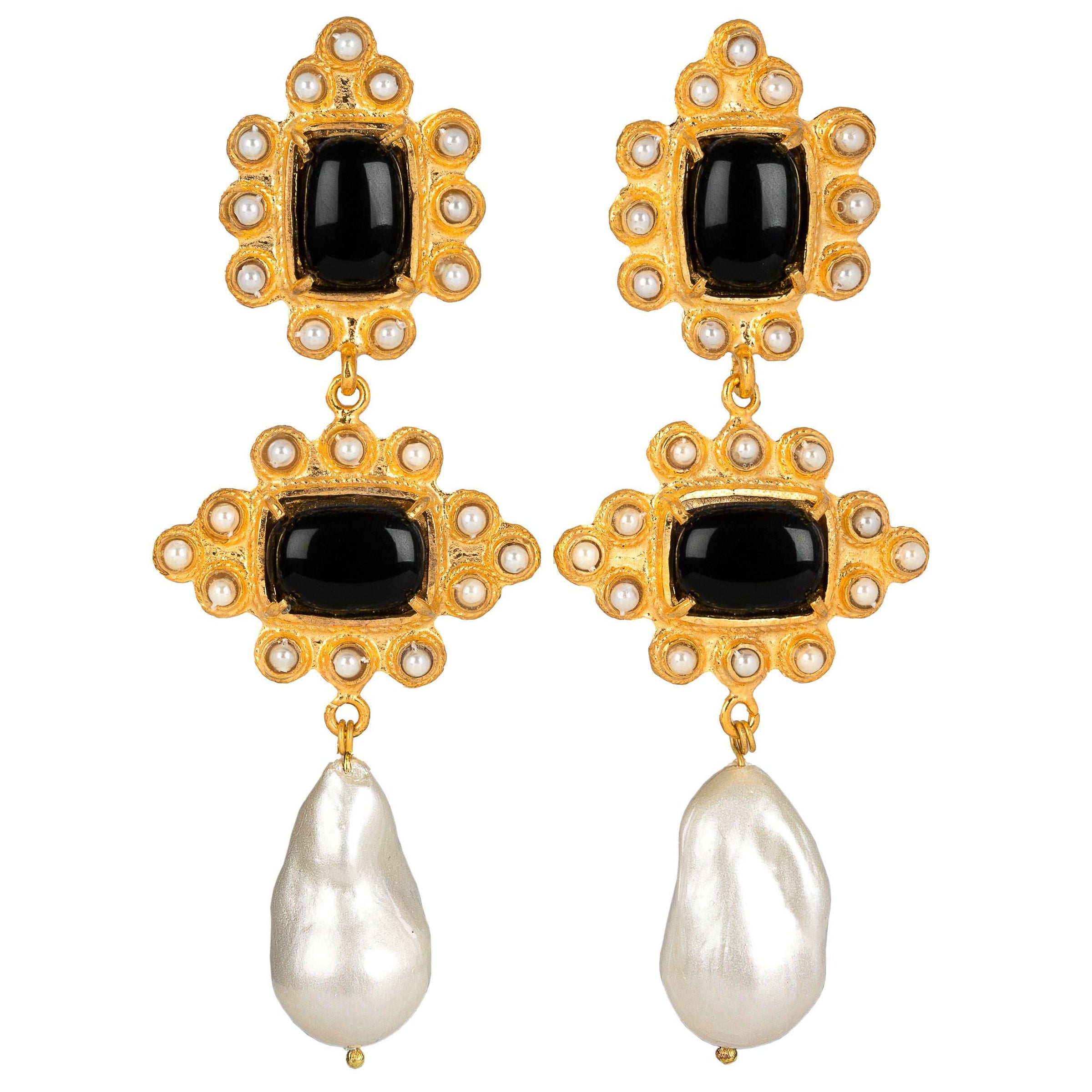 Graciela Earrings Black Christie Nicolaides