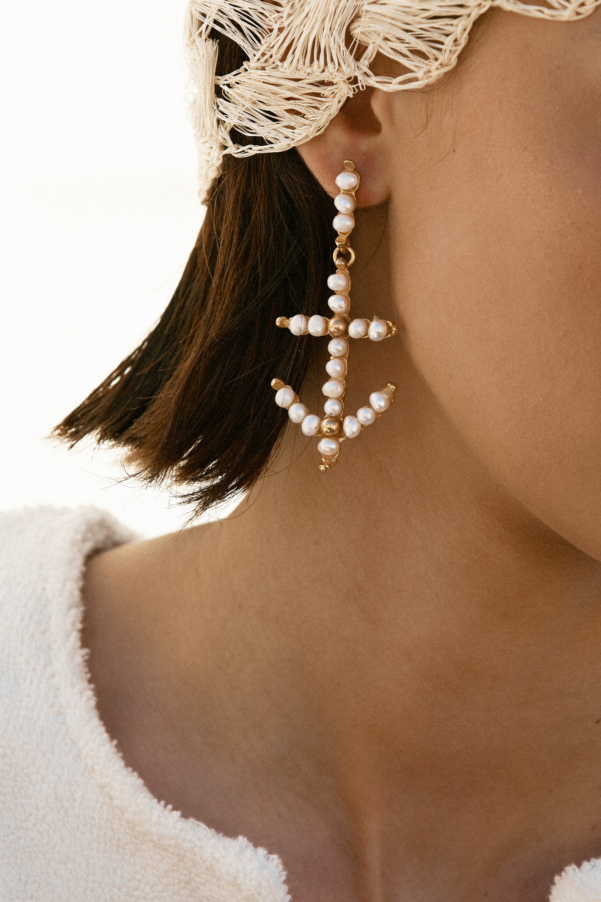 Oceano Earrings Pearl
