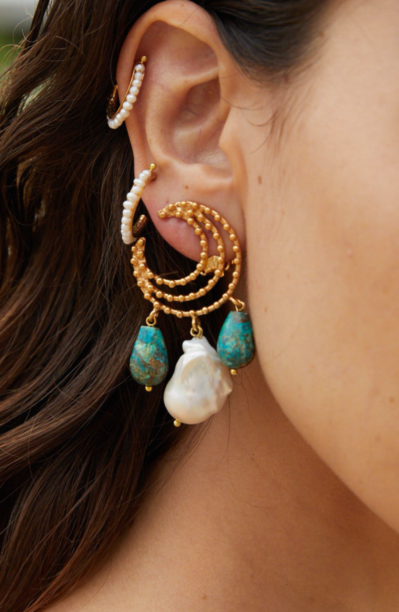 Lulu Hoops Pearl