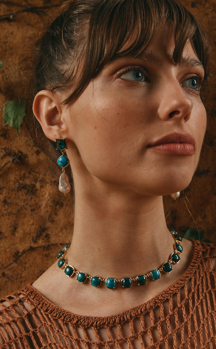 Eliana Earrings Turquoise