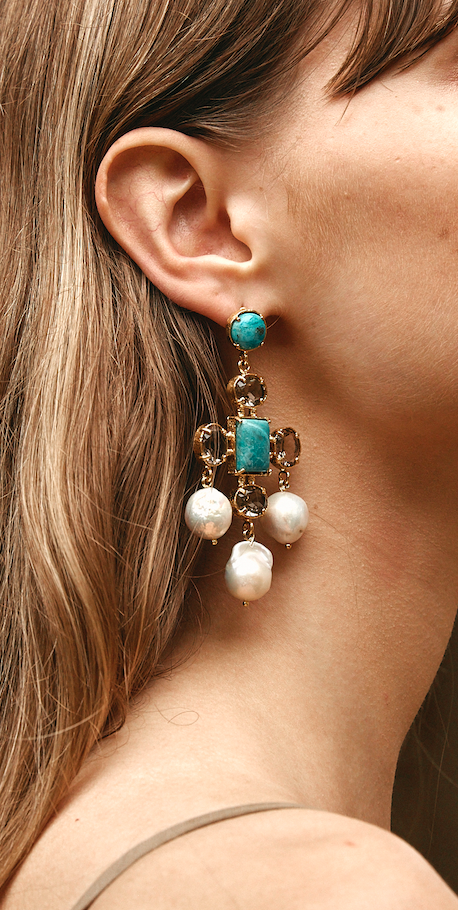 Noemi Earrings Turquoise