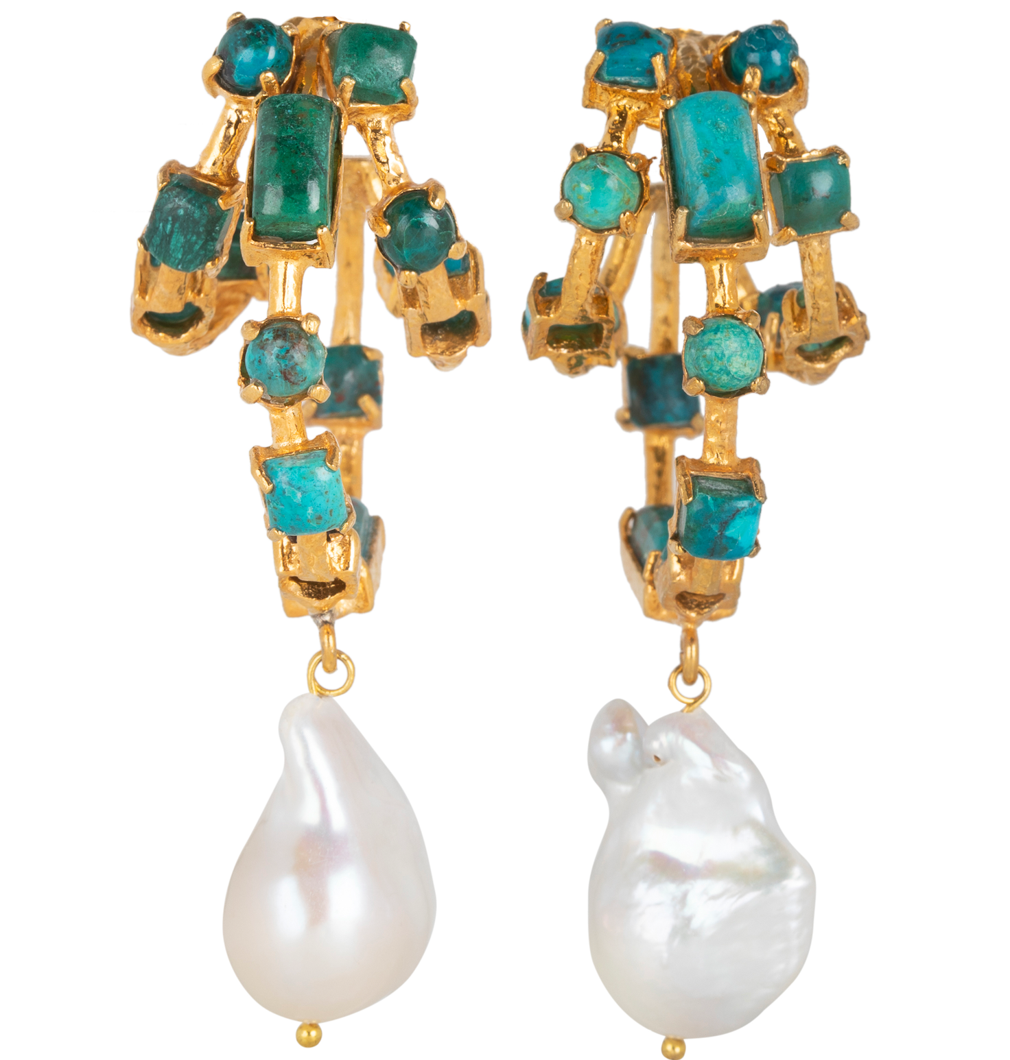 Frederica Hoops Turquoise