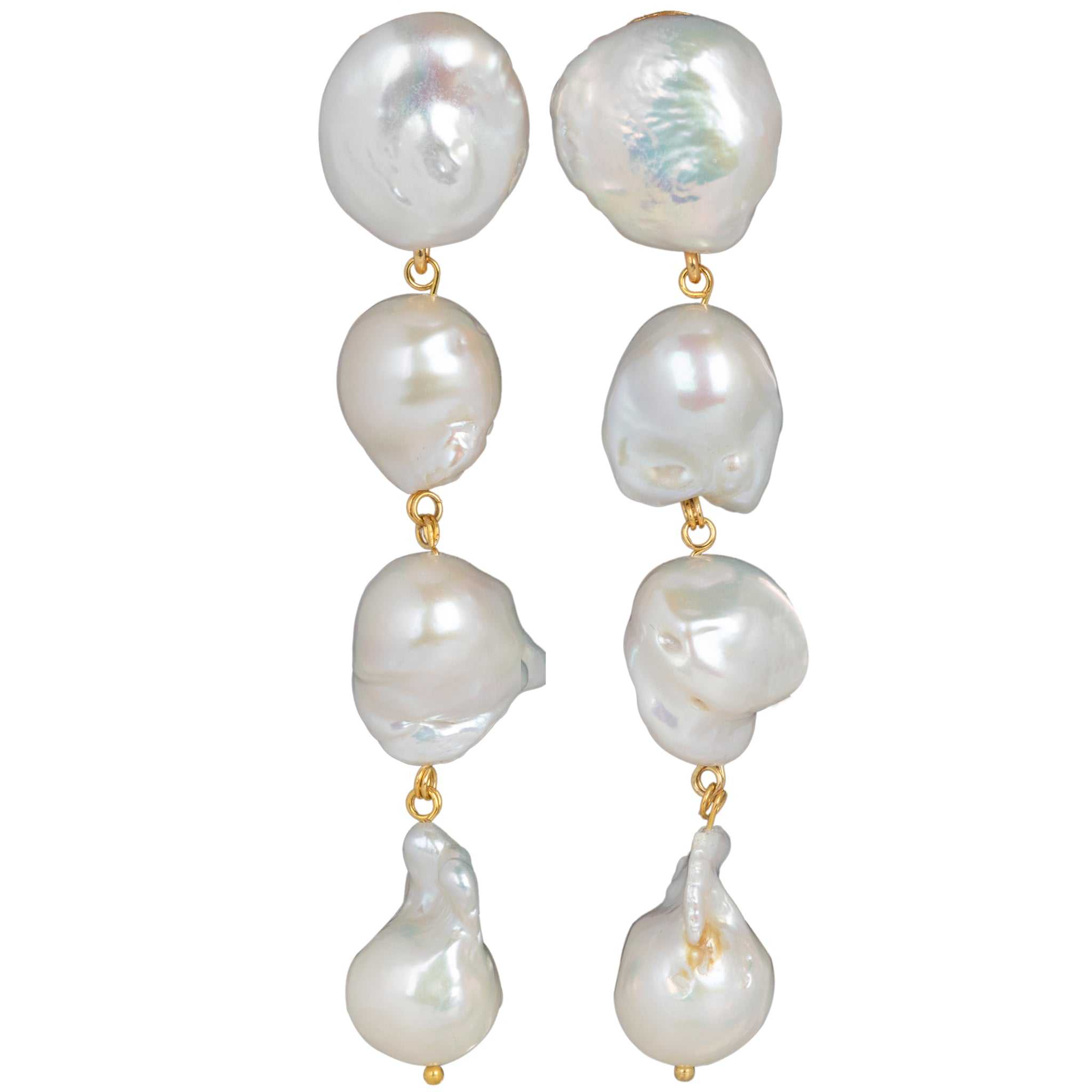 Luxury Designer Zealie Bridal Pearl Earrings by Christie Nicolaides