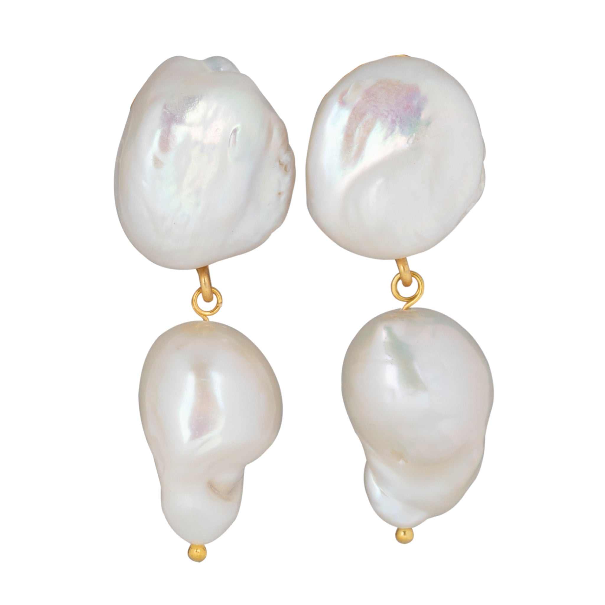 Luxury Designer Thalia Pearl Bridal Earrings