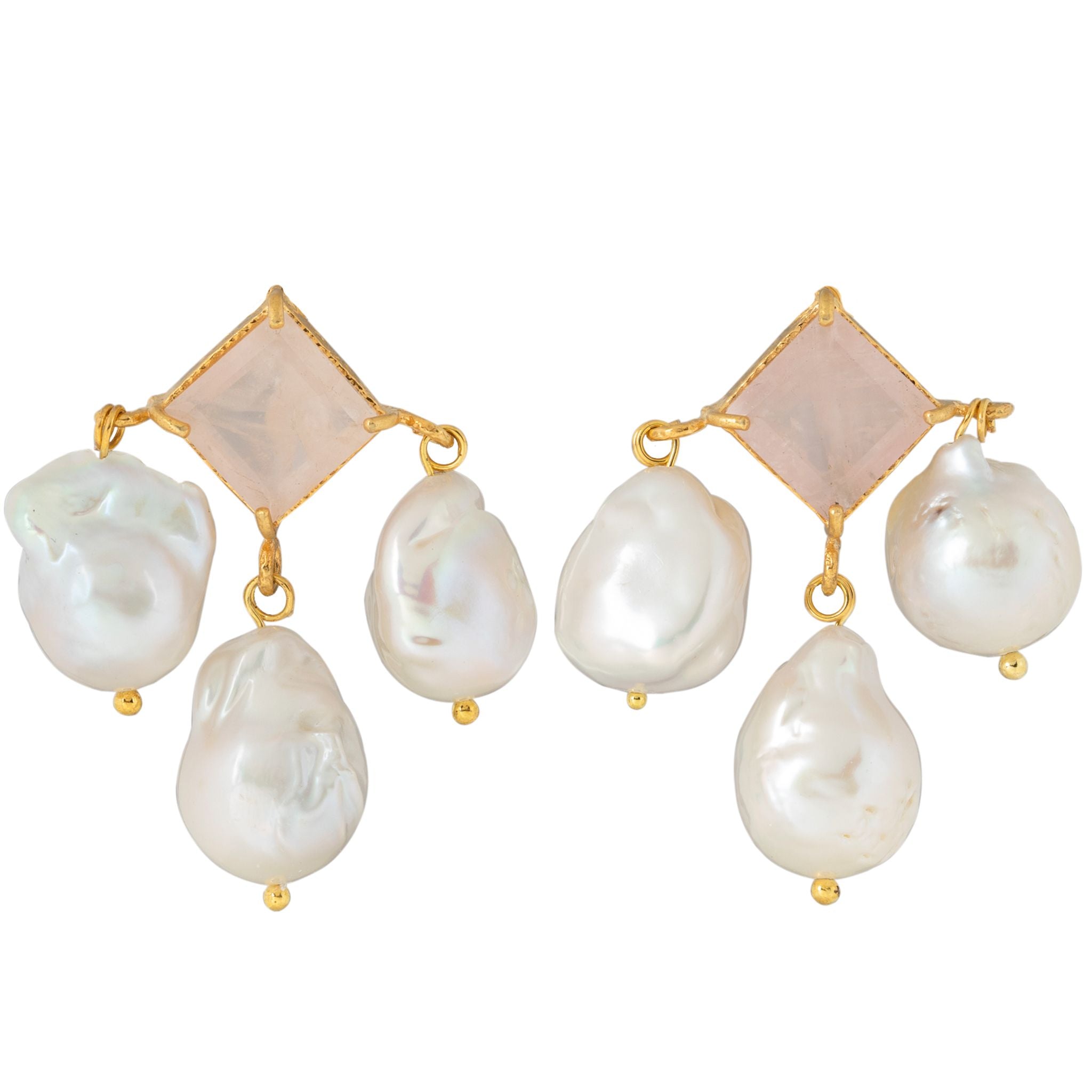 Ludovica Earrings Pale Pink