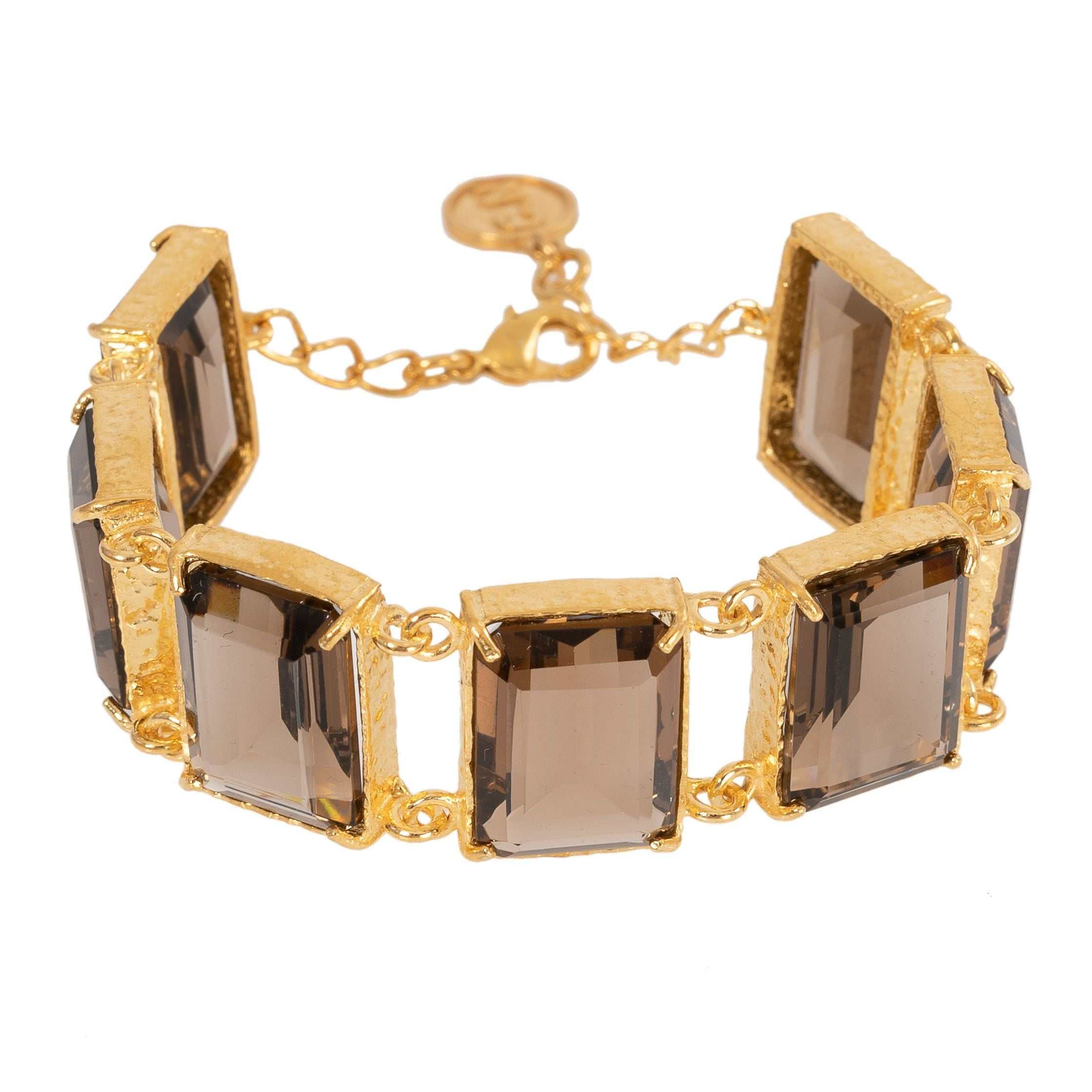 Luxury Designer Gold Chocolate Francesca Bracelet Christie Nicolaides