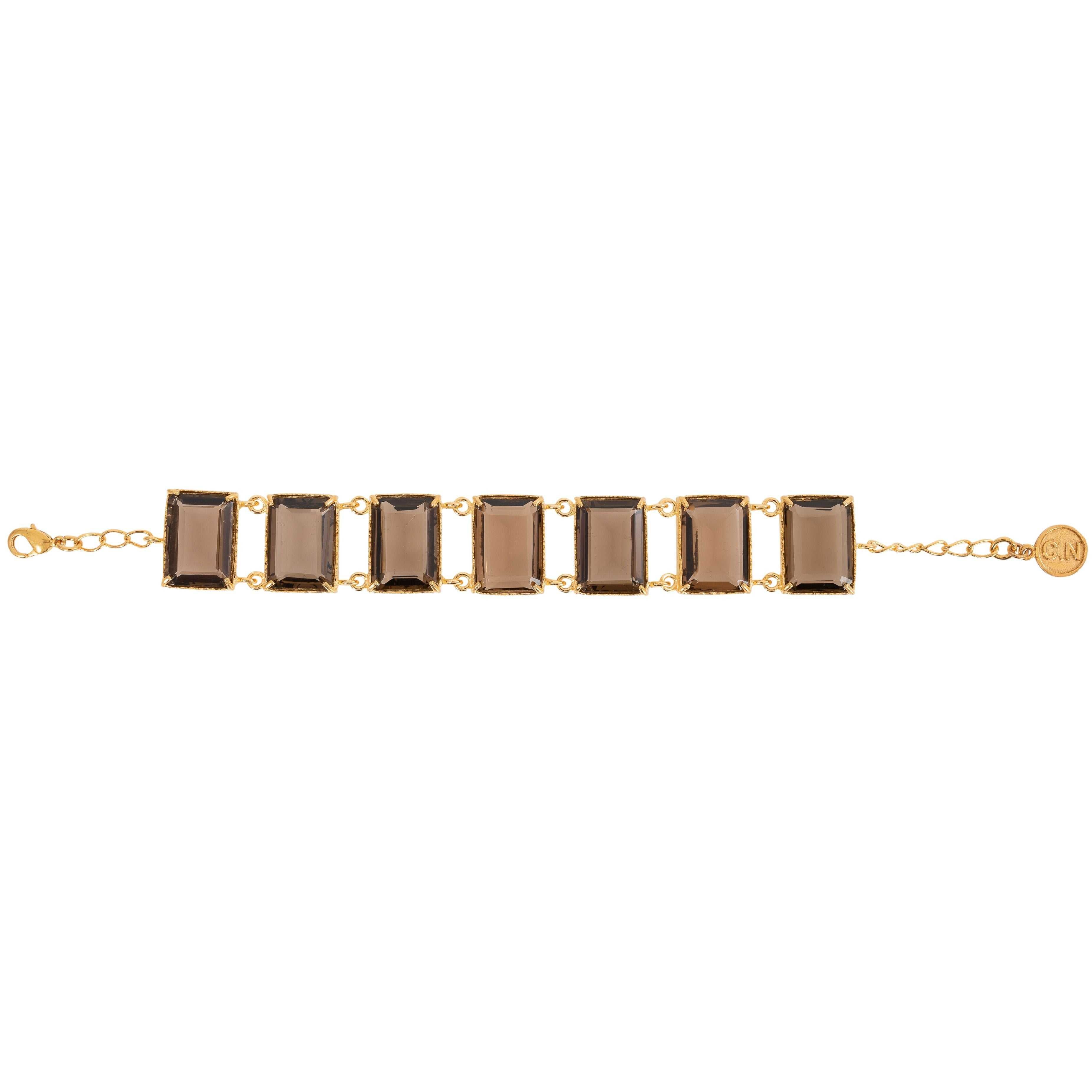 Luxury Designer Gold Chocolate Francesca Bracelet Christie Nicolaides