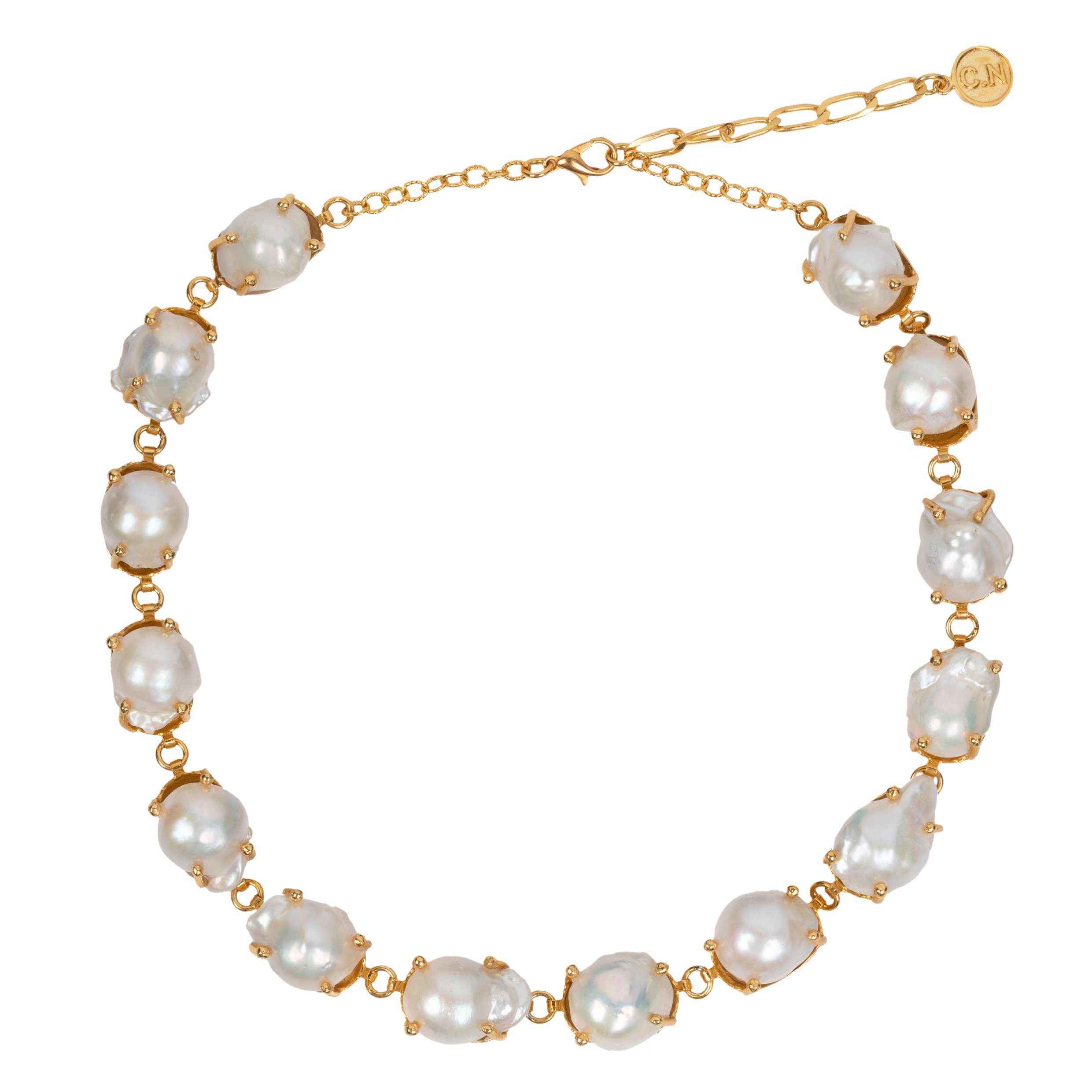 Angelica Necklace Pearl